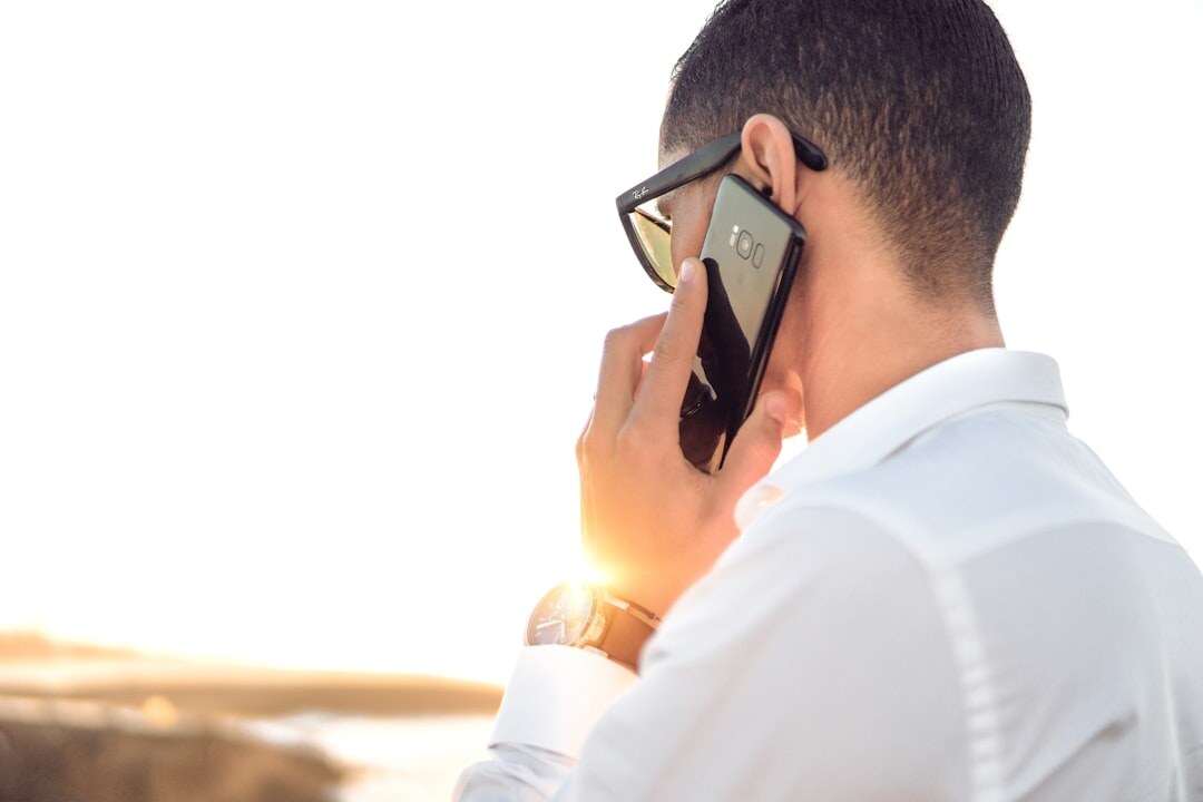 man on phone call
